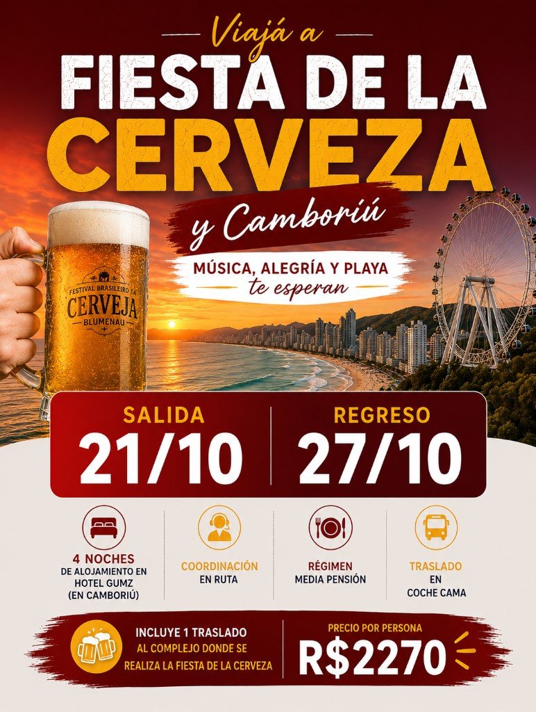 Fiesta de la Cerveza y Camboriú